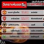 วิเคราะห์ บอล คืน นี้ ล้ม โต๊ะ